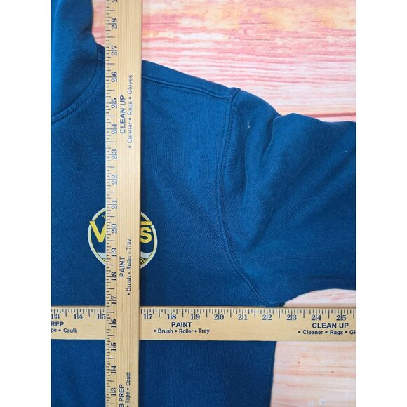 Vans Blue "Off The Wall" Hoodie Medium - Picture 7 of 7